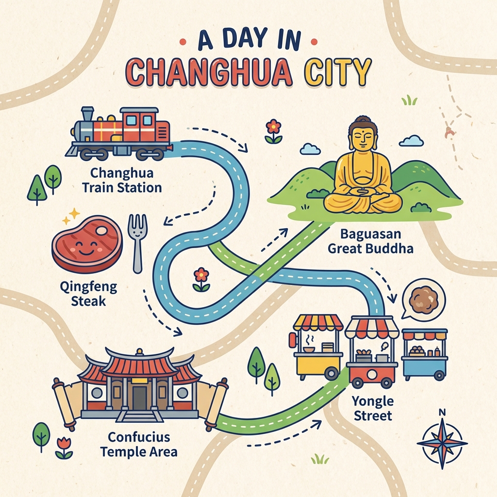 Changhua Walking Map